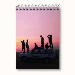 دفتر یادداشت گروه بی تی اس BTS
