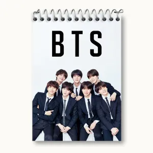 دفتر یادداشت گروه بی تی اس BTS