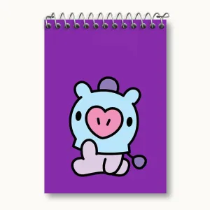 دفتر یادداشت مانگ BT21 Mang