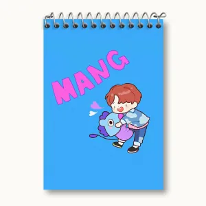 دفتر یادداشت مانگ BT21 Mang