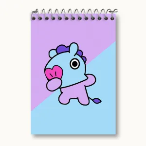 دفتر یادداشت مانگ BT21 Mang