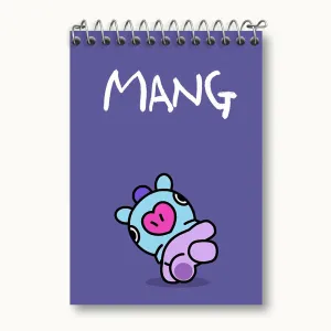 دفتر یادداشت مانگ BT21 Mang