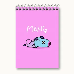 دفتر یادداشت مانگ BT21 Mang
