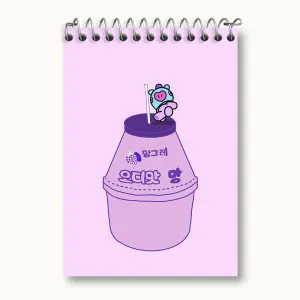 دفتر یادداشت مانگ BT21 Mang