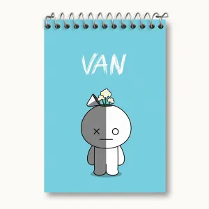 دفتر یادداشت ون BT21 Van