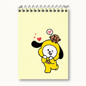 دفتر یادداشت چیمی BT21 Chimmy