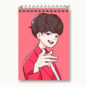 دفتر یادداشت جونگ کوک Jungkook گروه بی تی اس BTS
