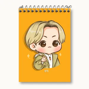 دفتر یادداشت جونگ کوک Jungkook گروه بی تی اس BTS