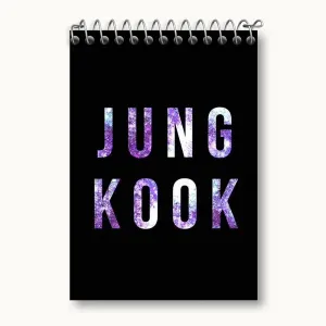 دفتر یادداشت جونگ کوک Jung Kook گروه بی تی اس BTS
