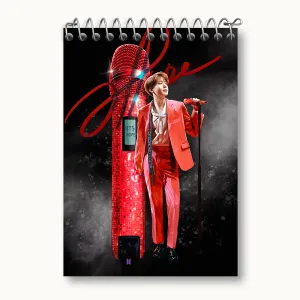 دفتر یادداشت جی هوپ J Hope گروه بی تی اس BTS