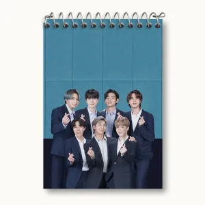 دفتر یادداشت گروه بی تی اس BTS