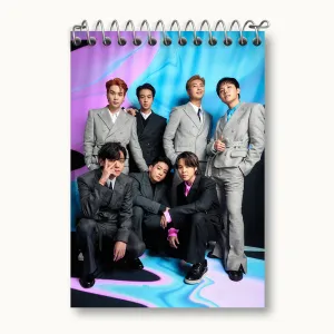 دفتر یادداشت گروه بی تی اس BTS