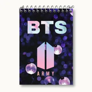 دفتر یادداشت گروه بی تی اس BTS