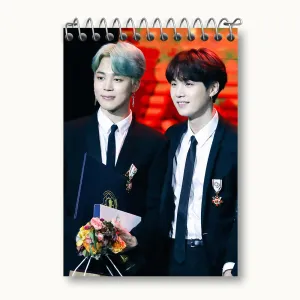 دفتر یادداشت گروه بی تی اس BTS
