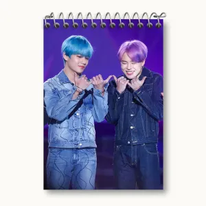 دفتر یادداشت گروه بی تی اس BTS