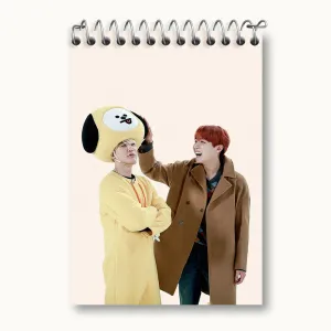 دفتر یادداشت گروه بی تی اس BTS