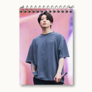 دفتر یادداشت جونگ کوک Jung Kook گروه بی تی اس BTS