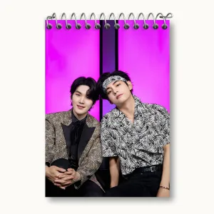 دفتر یادداشت تهیونگ و شوگا گروه بی تی اس BTS