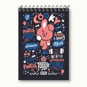 دفتر یادداشت کوکی BT21 Cooky