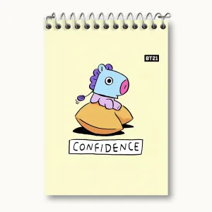 دفتر یادداشت مانگ BT21 Mang