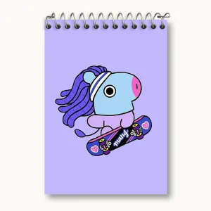 دفتر یادداشت مانگ BT21 Mang