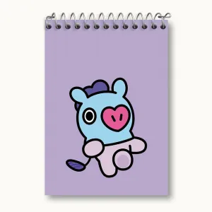 دفتر یادداشت مانگ BT21 Mang