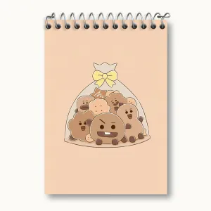 دفتر یادداشت شوکی BT21 Shooky
