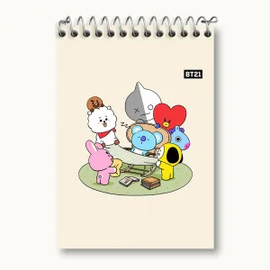 دفتر یادداشت BT21