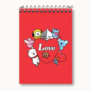 دفتر یادداشت BT21