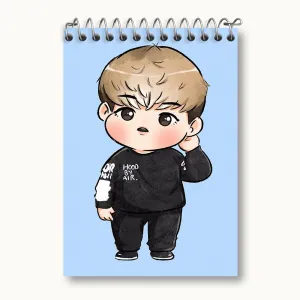 دفتر یادداشت تهیونگ Taehyung گروه بی تی اس BTS
