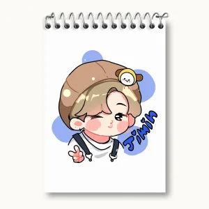 دفتر یادداشت جیمین Jimin گروه بی تی اس BTS