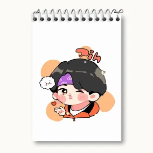 دفتر یادداشت جین Jin گروه بی تی اس BTS
