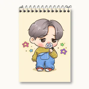 دفتر یادداشت جیمین Jimin گروه بی تی اس BTS