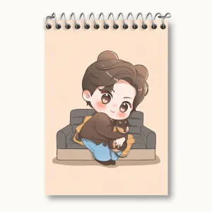 دفتر یادداشت جونگ کوک Jung Kook گروه بی تی اس BTS