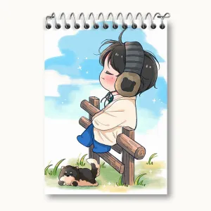 دفتر یادداشت تهیونگ Taehyung گروه بی تی اس BTS