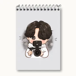 دفتر یادداشت جونگ کوک Jung Kook گروه بی تی اس BTS