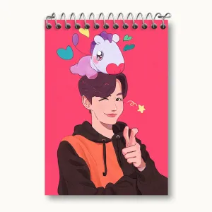 دفتر یادداشت جی هوپ J Hope گروه بی تی اس BTS
