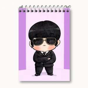 دفتر یادداشت جونگ کوک Jung Kook گروه بی تی اس BTS