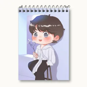 دفتر یادداشت تهیونگ Taehyung گروه بی تی اس BTS