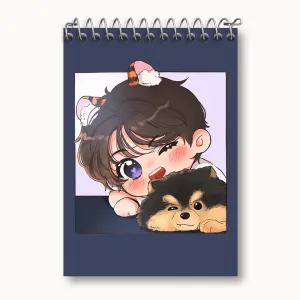 دفتر یادداشت تهیونگ Taehyung گروه بی تی اس BTS
