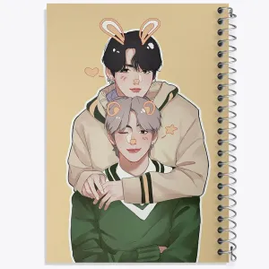 دفتر نامجون و جونگ کوک گروه بی تی اس BTS