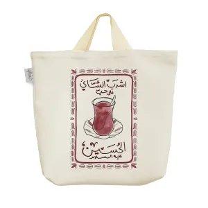 ساک خرید پارچه ای چای روضه