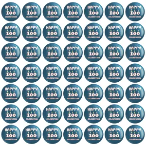 مگنت جشن عدد 100