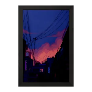 تابلو منظره غروب