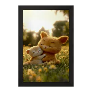 تابلو گربه کیوت
