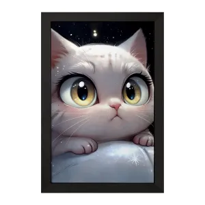 تابلو گربه بامزه