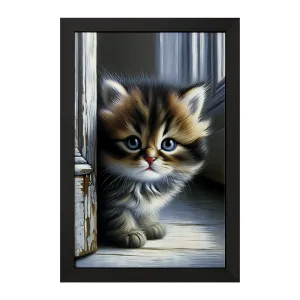 تابلو گربه کیوت