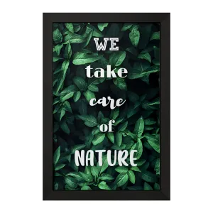 تابلو We Take Care Of Nature