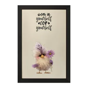 تابلو Work In Yourself For Yourself