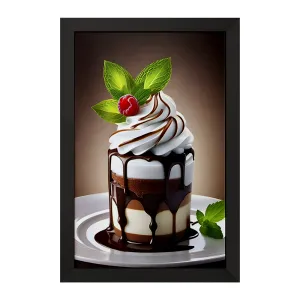 تابلو کیک شکلاتی